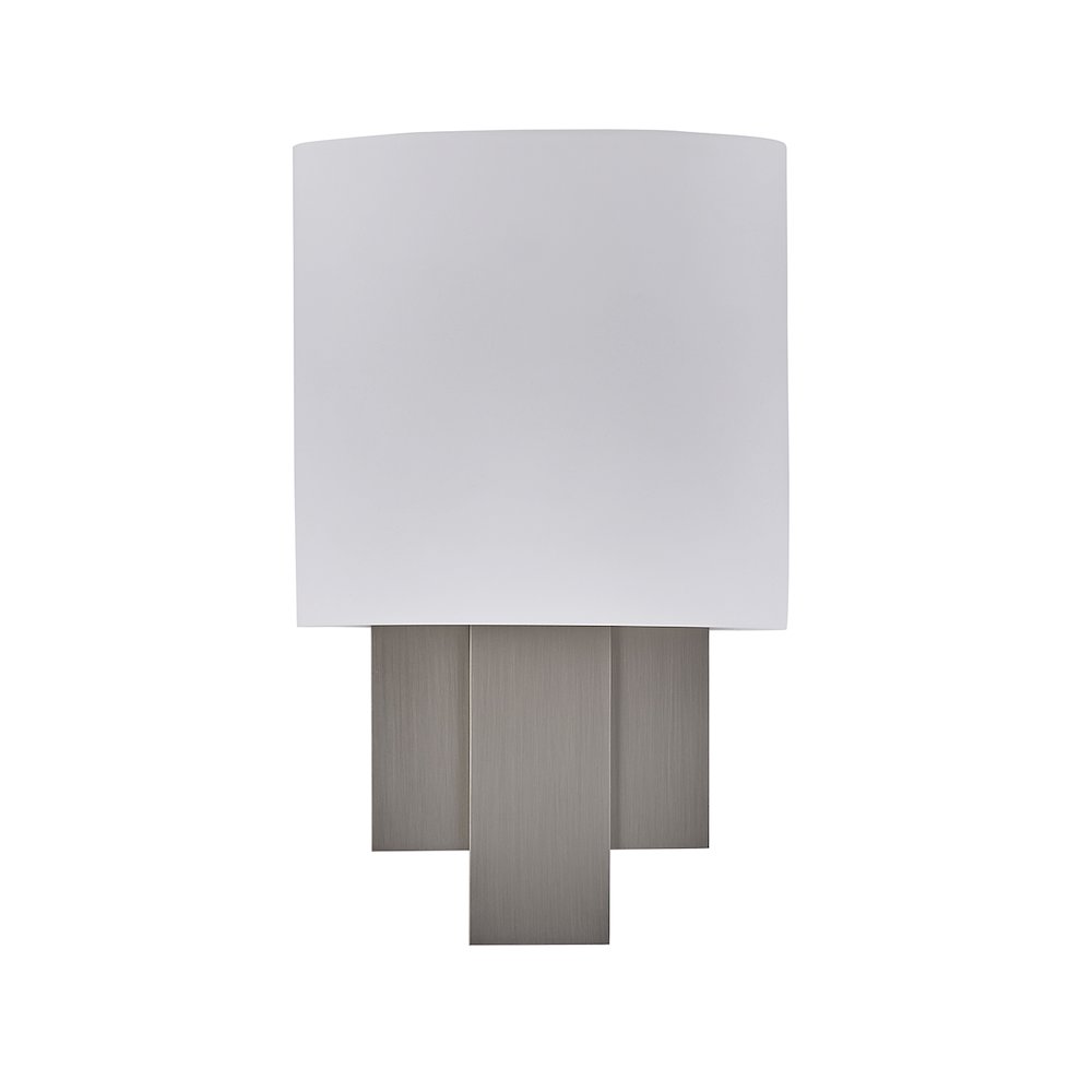 Espille 12.25-in 1 Light (60-watt) Satin Nickel ADA Wall Sconce. Picture 4
