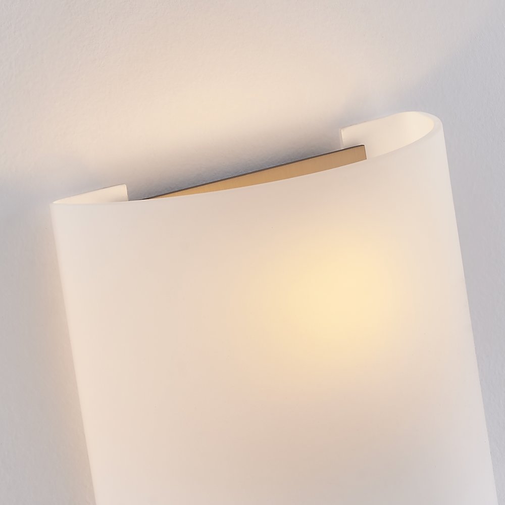 Espille 12.25-in 1 Light (60-watt) Satin Nickel ADA Wall Sconce. Picture 5