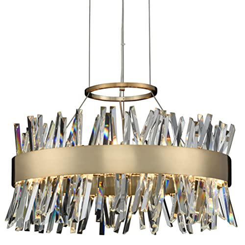Glacier 20 Inch LED Round Pendant. Picture 1