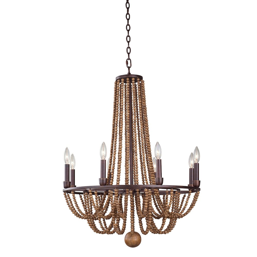 Beechwood 8 Light Chandelier. Picture 1