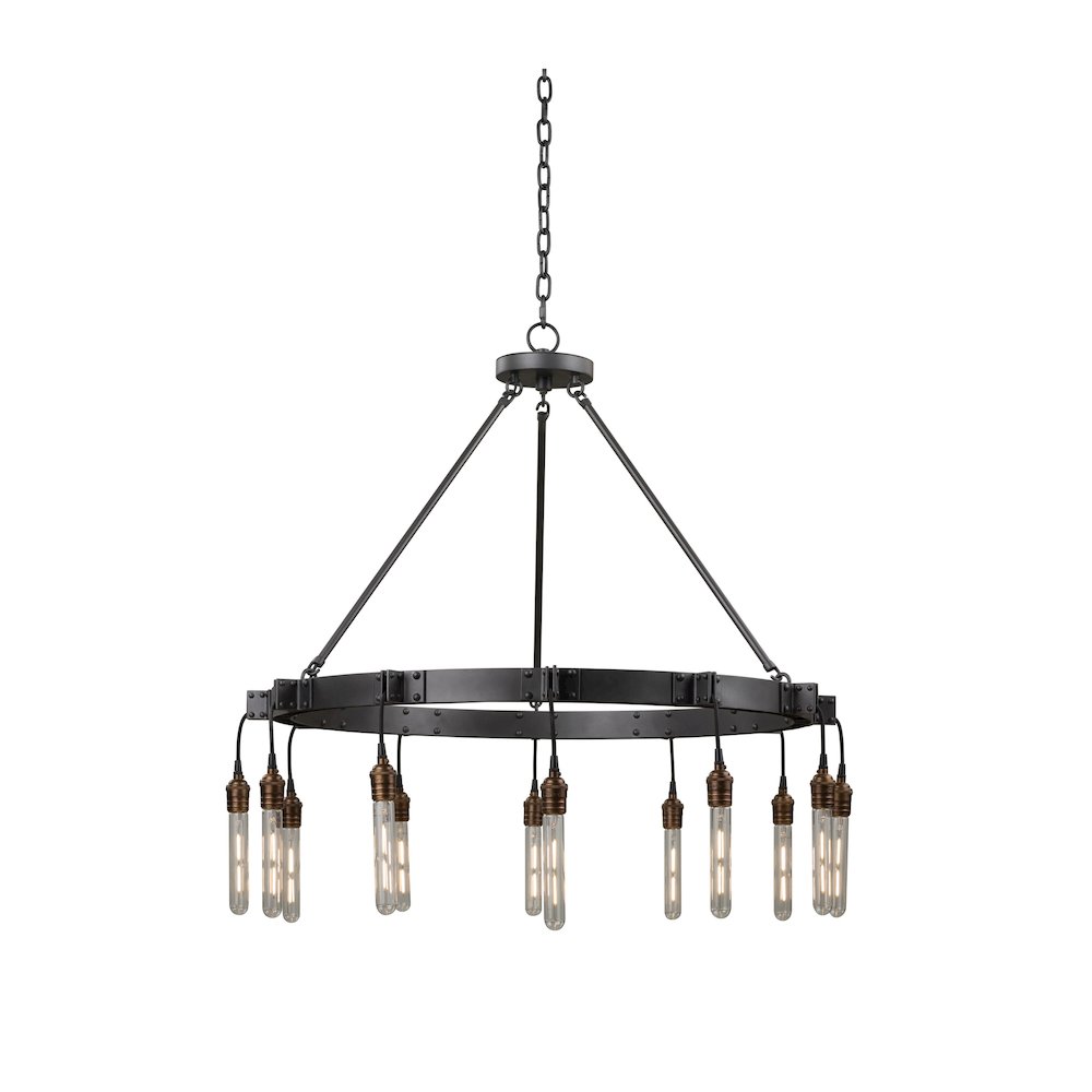 Stuyvesant 12 Light Chandelier. Picture 1