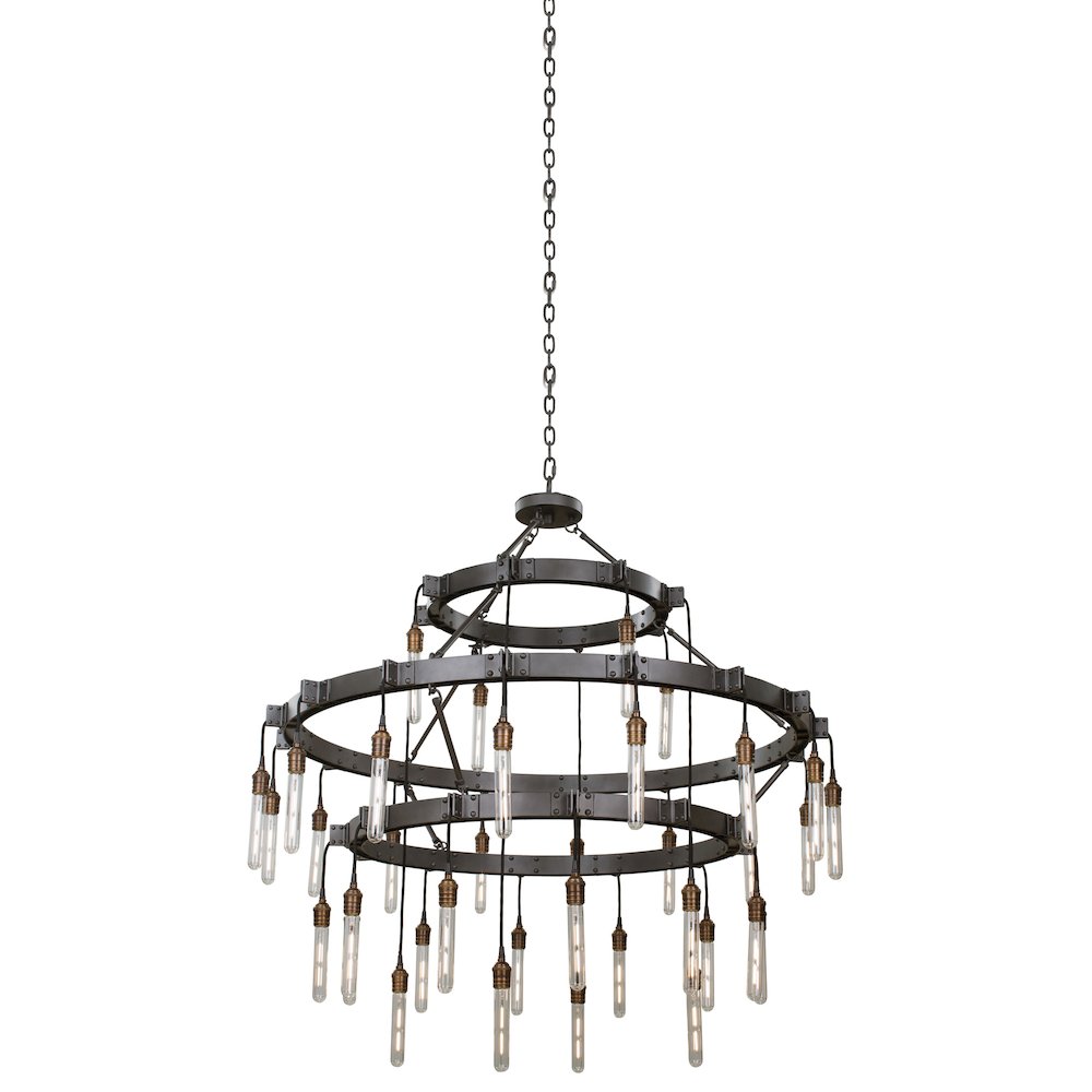 Stuyvesant 12+16+8 Light 3 Tier Chandelier. Picture 1