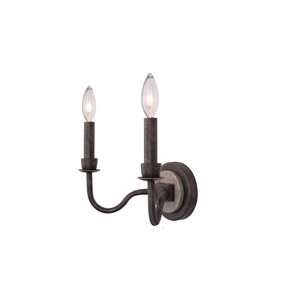 Harper 2 Light Wall Bracket. Picture 1
