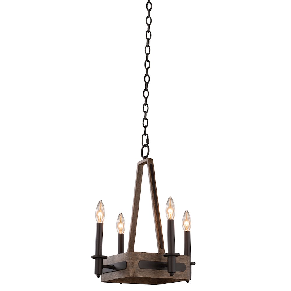 Duluth 4 Light Square Chandelier. Picture 1