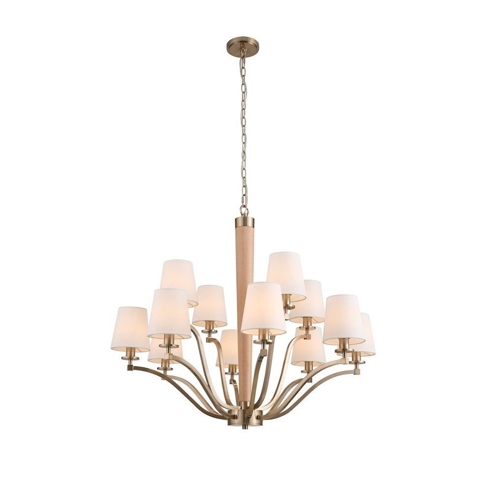 Curva 2 Tier Chandelier. Picture 1