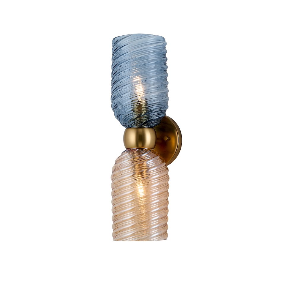Azul 2 Lt Wall Sconce. Picture 1