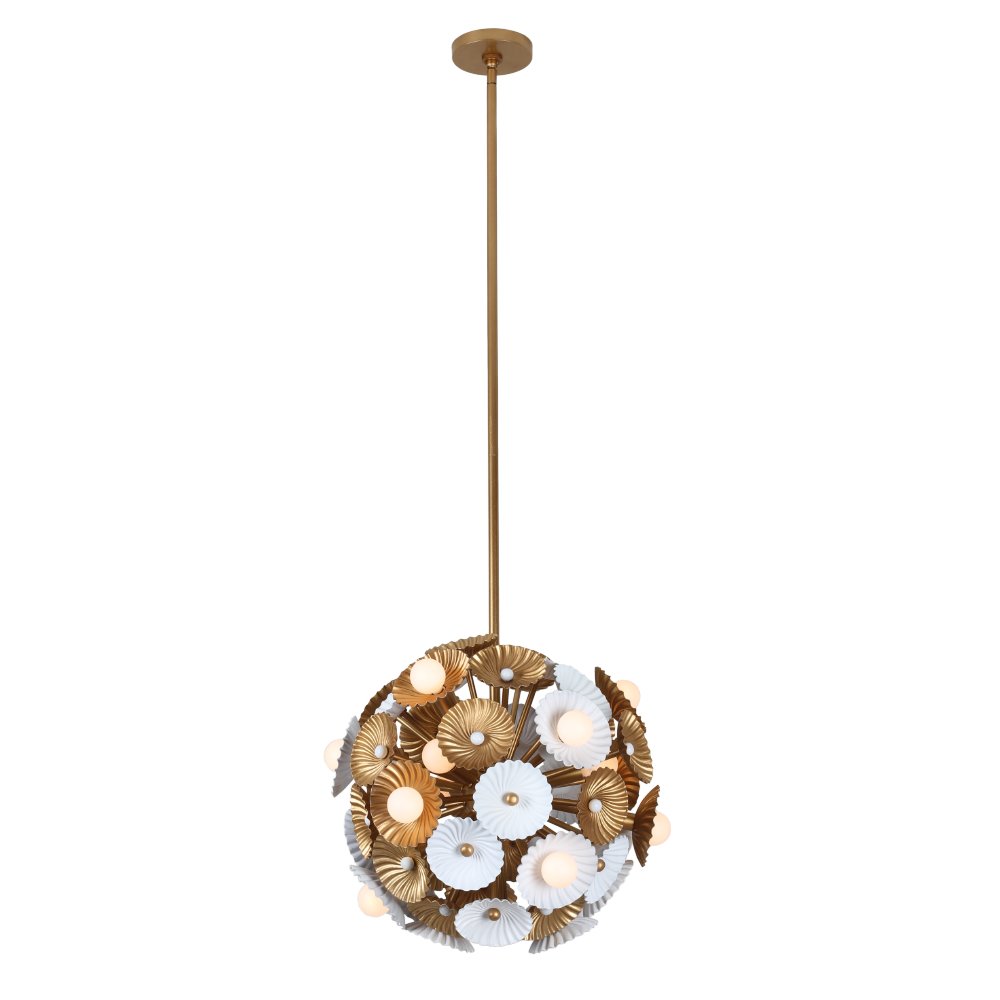 Damask 15 LT Semi Flush/Convertible. Picture 1