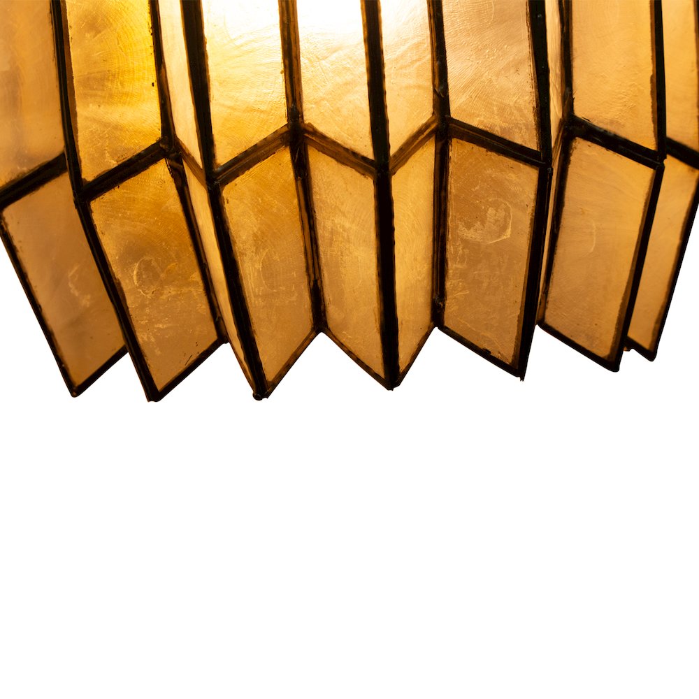 Fractal 8.5-in 2 Light (40-watt) Oxidized Gold Leaf Wall Sconce. Picture 6
