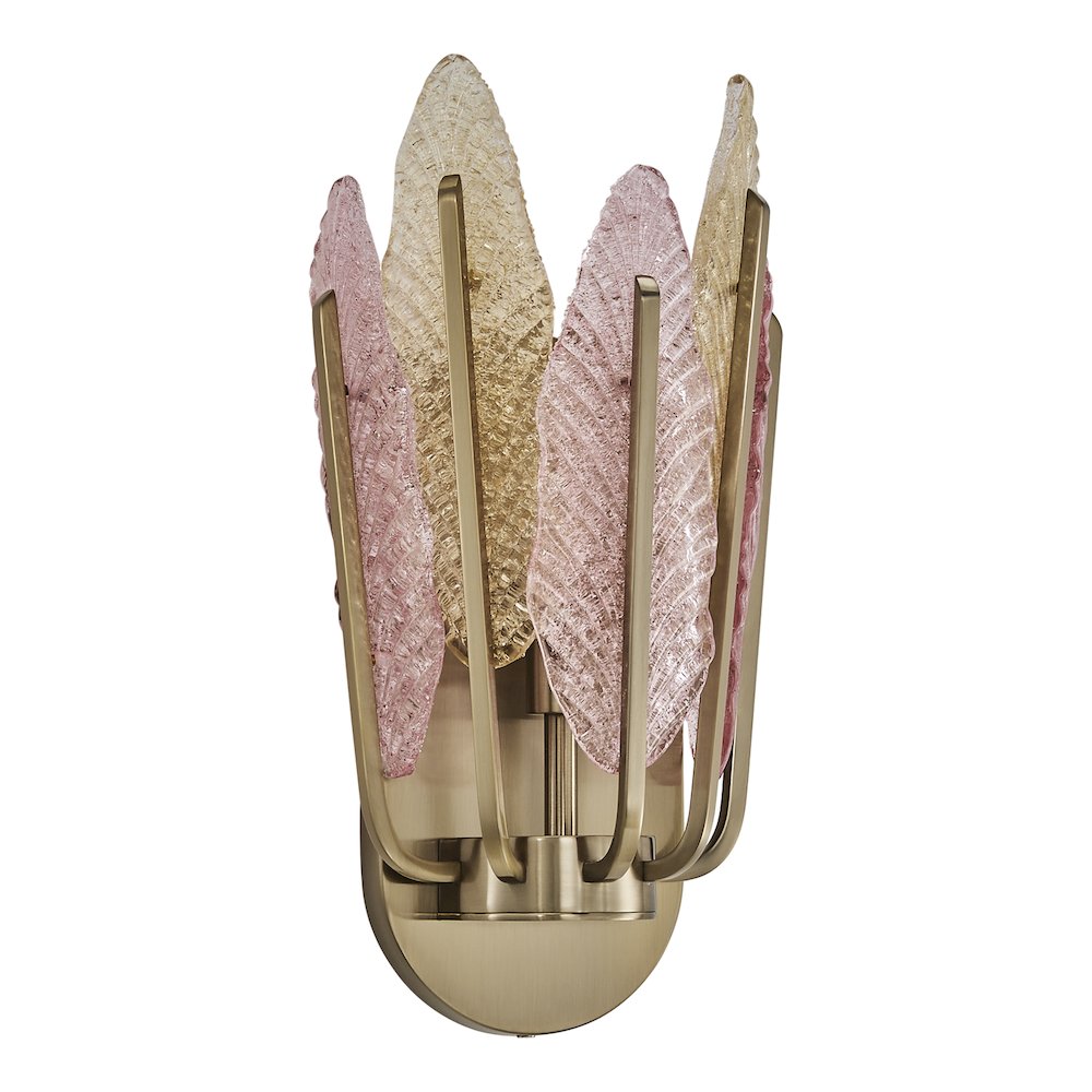 Autumna 14.5-in 1 Light (40-watt) Brushed Champagne Gold Wall Sconce. Picture 1