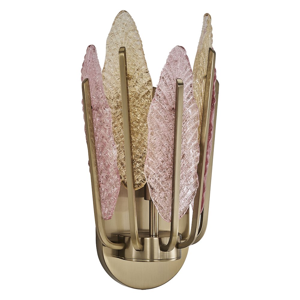 Autumna 14.5-in 1 Light (40-watt) Brushed Champagne Gold Wall Sconce. Picture 3