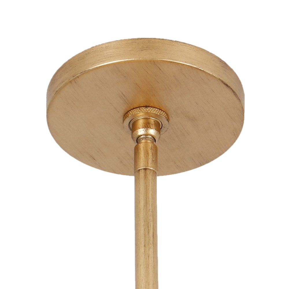 Fern 36-in 14 Light (40-watt) Modern Gold Chandelier. Picture 11