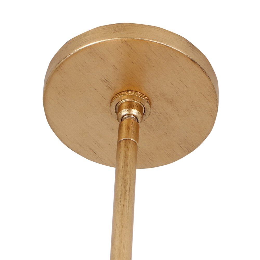 Fern 36-in 14 Light (40-watt) Modern Gold Chandelier. Picture 19