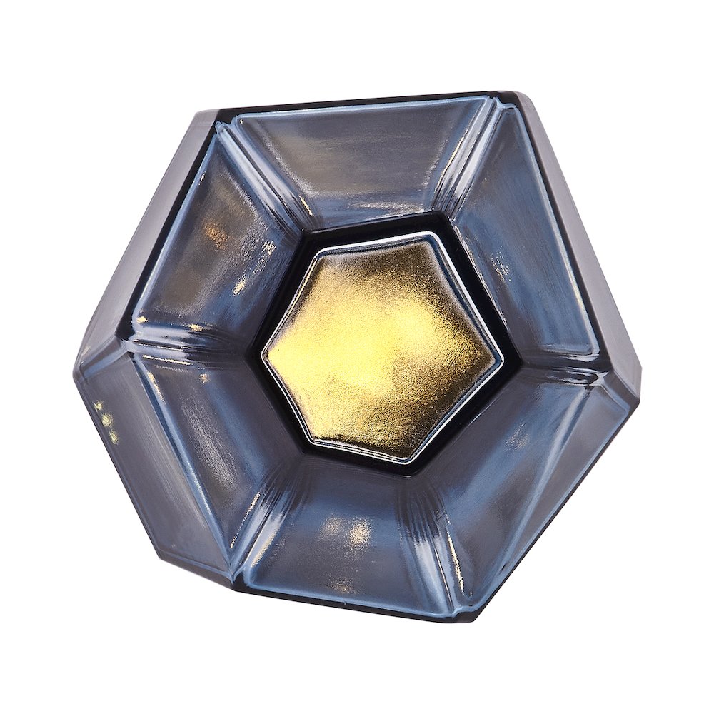 Bolsa 6.5-in 1 Light (40-watt) Winter Brass Pendant. Picture 3