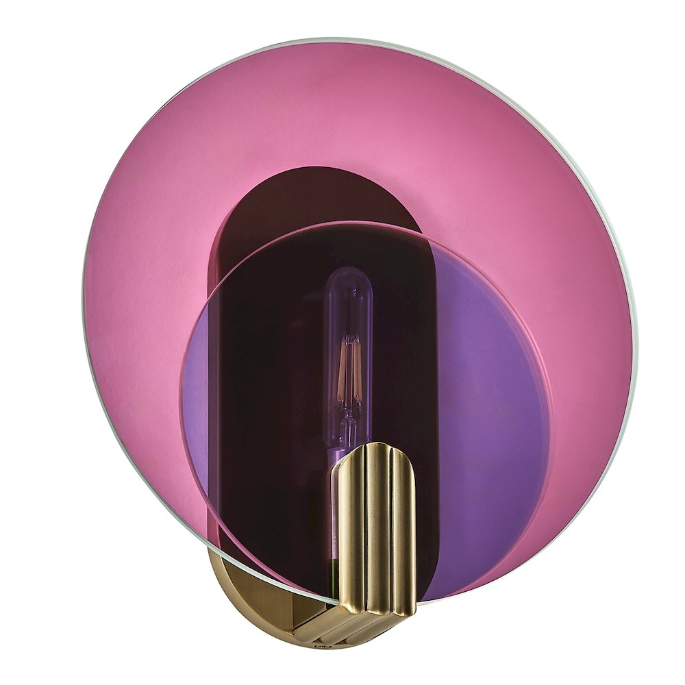Optics 11-in 1 Light (6-watt) Winter Brass Wall Sconce. Picture 3