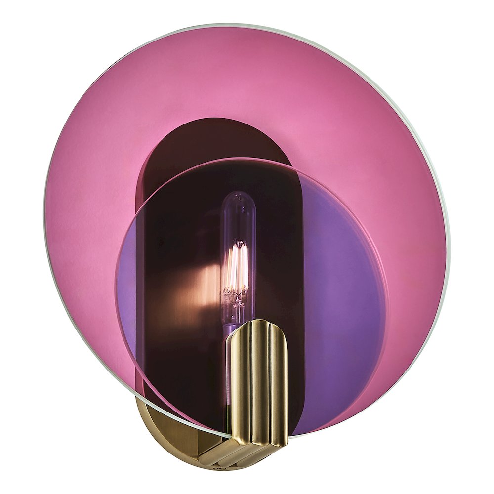 Optics 11-in 1 Light (6-watt) Winter Brass Wall Sconce. Picture 4