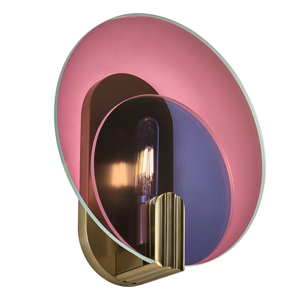 Optics 11-in 1 Light (6-watt) Winter Brass Wall Sconce. Picture 15