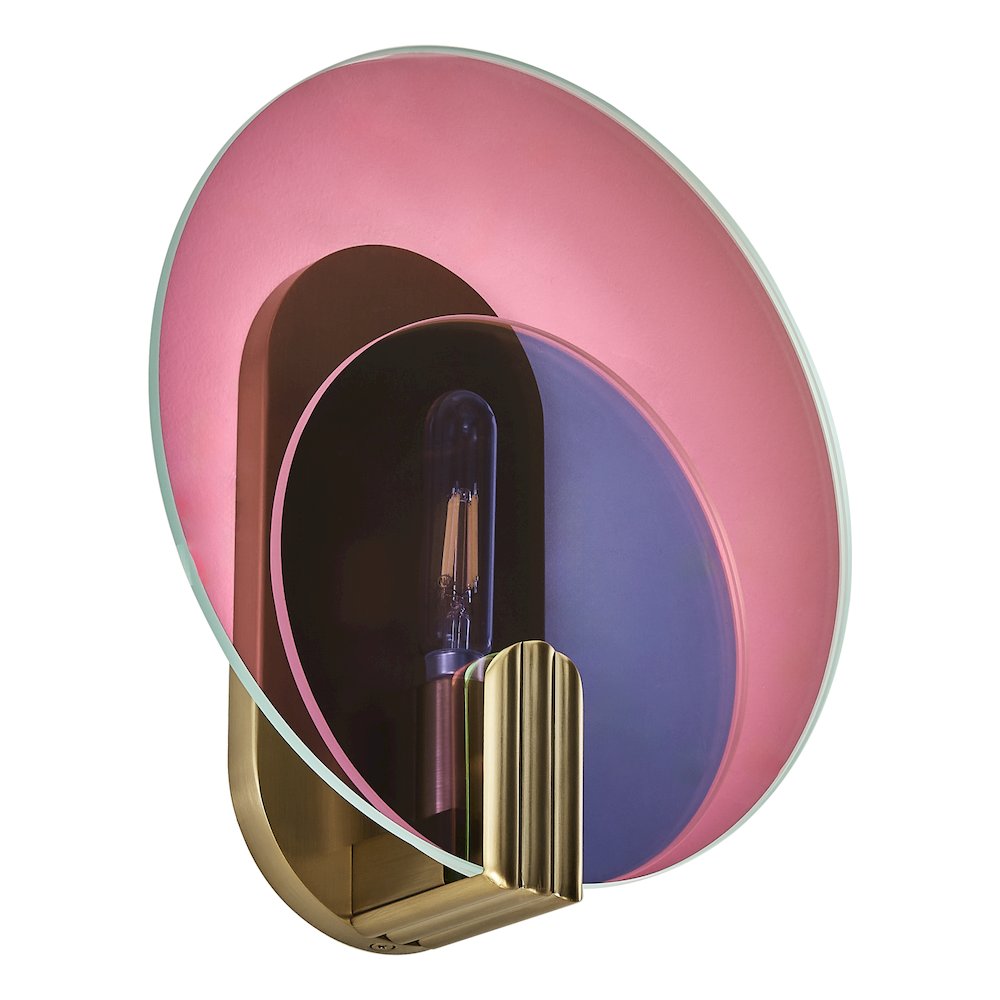 Optics 11-in 1 Light (6-watt) Winter Brass Wall Sconce. Picture 16