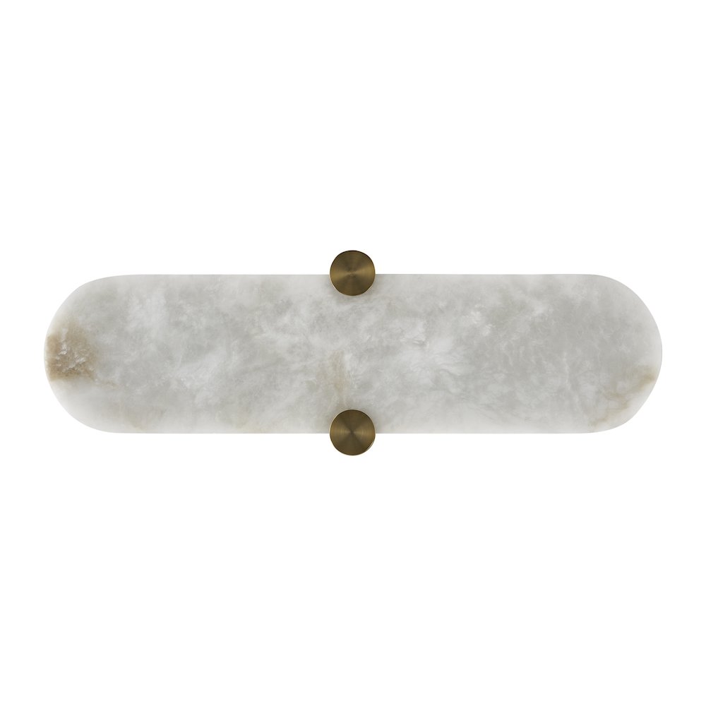 Lumba 20-in (12-watt) LED Winter Brass ADA Wall Sconce. Picture 14