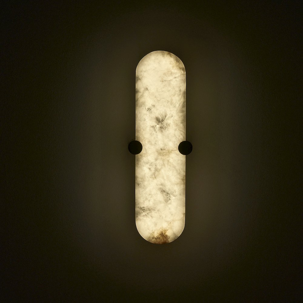 Lumba 20-in (12-watt) LED Winter Brass ADA Wall Sconce. Picture 16