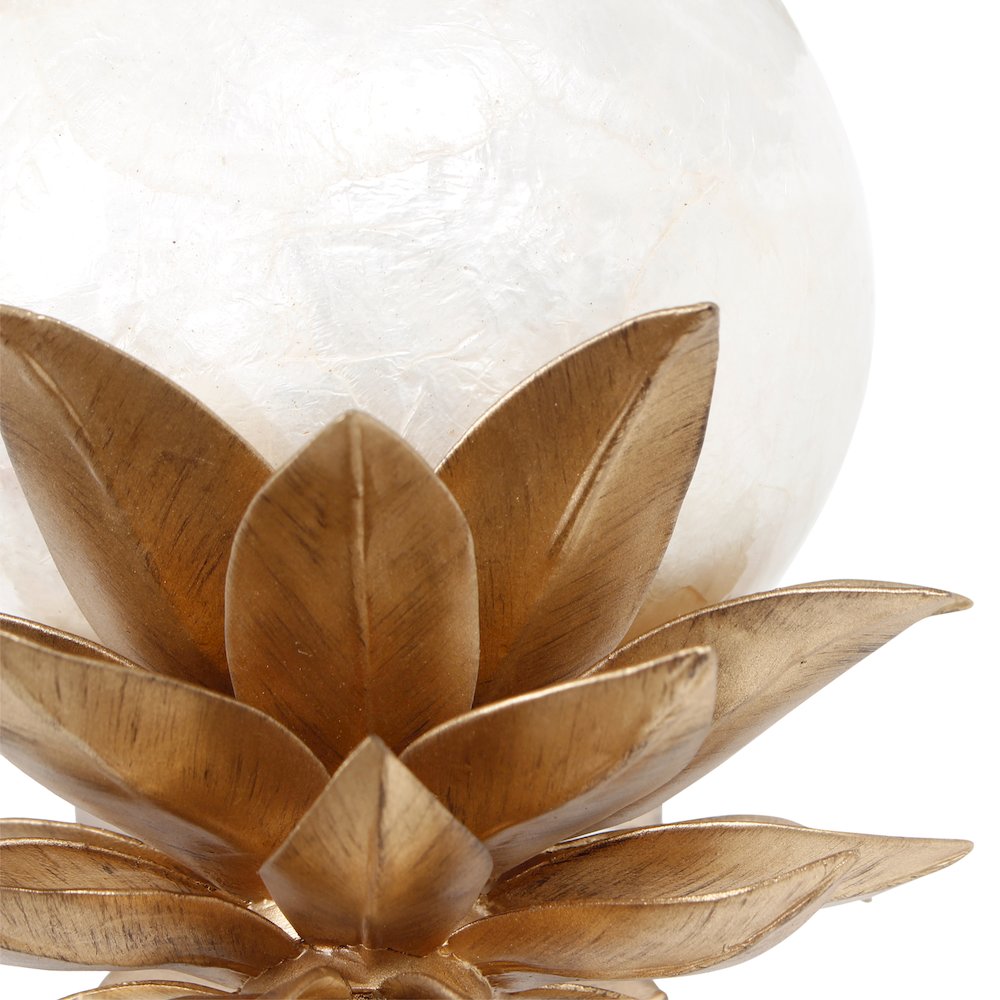 Florette 6.5-in 1 Light (25-watt) Modern Gold Wall Sconce. Picture 8