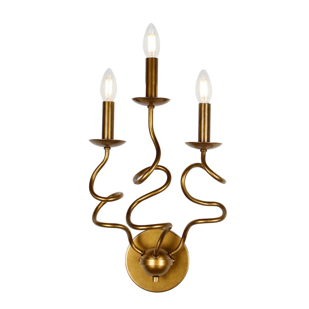 Rizo 22-in 3 Light (40-watt) Oil Rubbed Bronze Wall Sconce. Picture 1