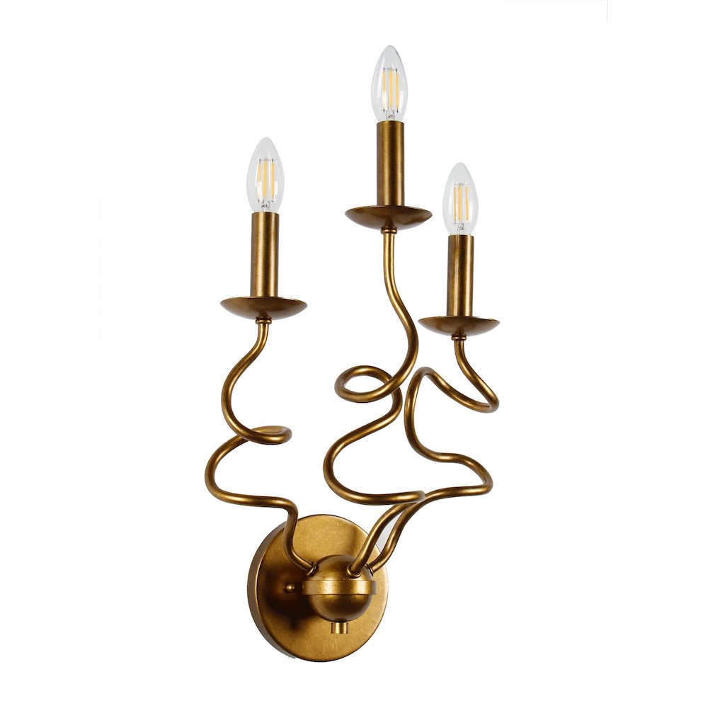 Rizo 22-in 3 Light (40-watt) Oil Rubbed Bronze Wall Sconce. Picture 2