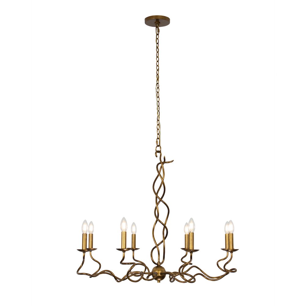 Rizo 36-in 8 Light (40-watt) Oil Rubbed Bronze Chandelier. Picture 1