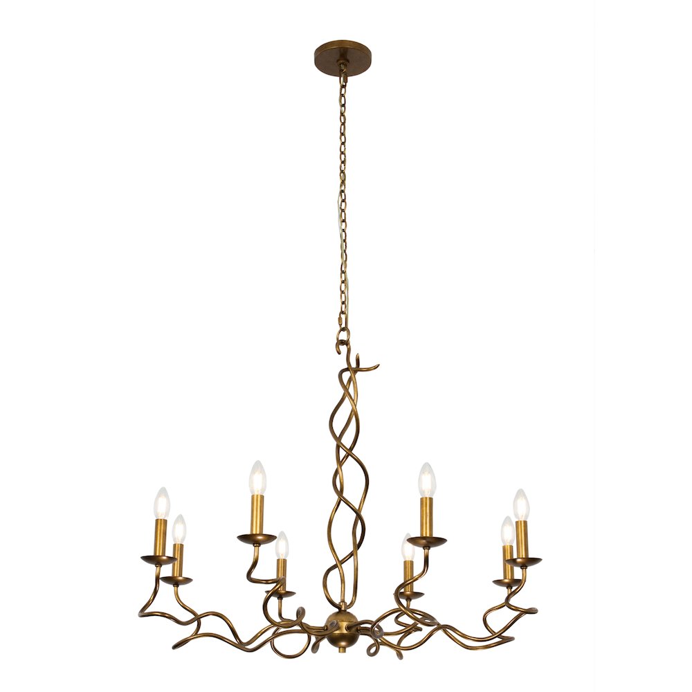 Rizo 36-in 8 Light (40-watt) Oil Rubbed Bronze Chandelier. Picture 3