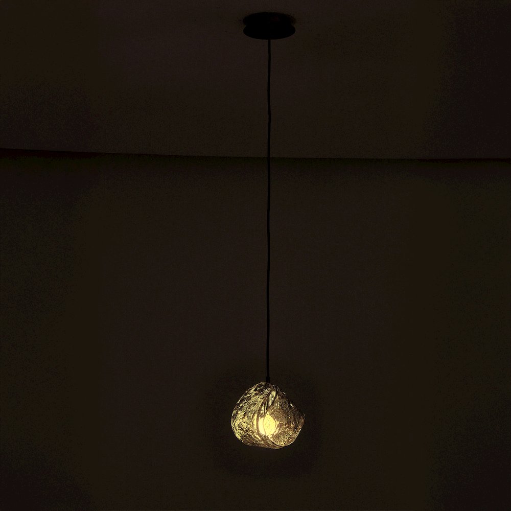 Pallina 7.5-in 1 Light (40-watt) Satin Black Nickel Pendant. Picture 8