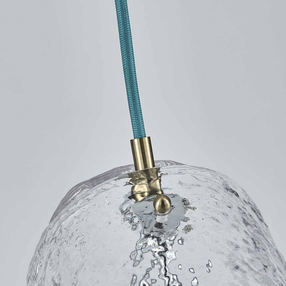 Pallina 7.5-in 1 Light (40-watt) Winter Brass Pendant. Picture 7