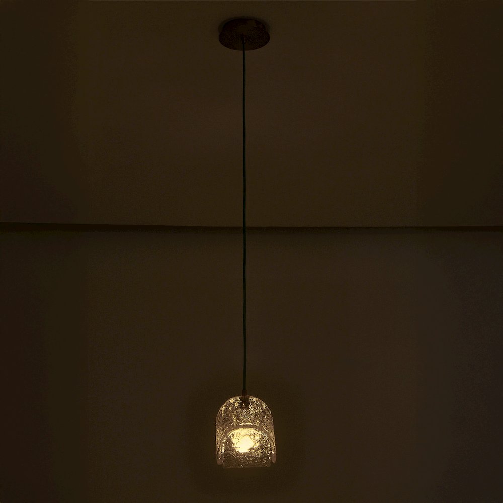 Pallina 7.5-in 1 Light (40-watt) Winter Brass Pendant. Picture 9