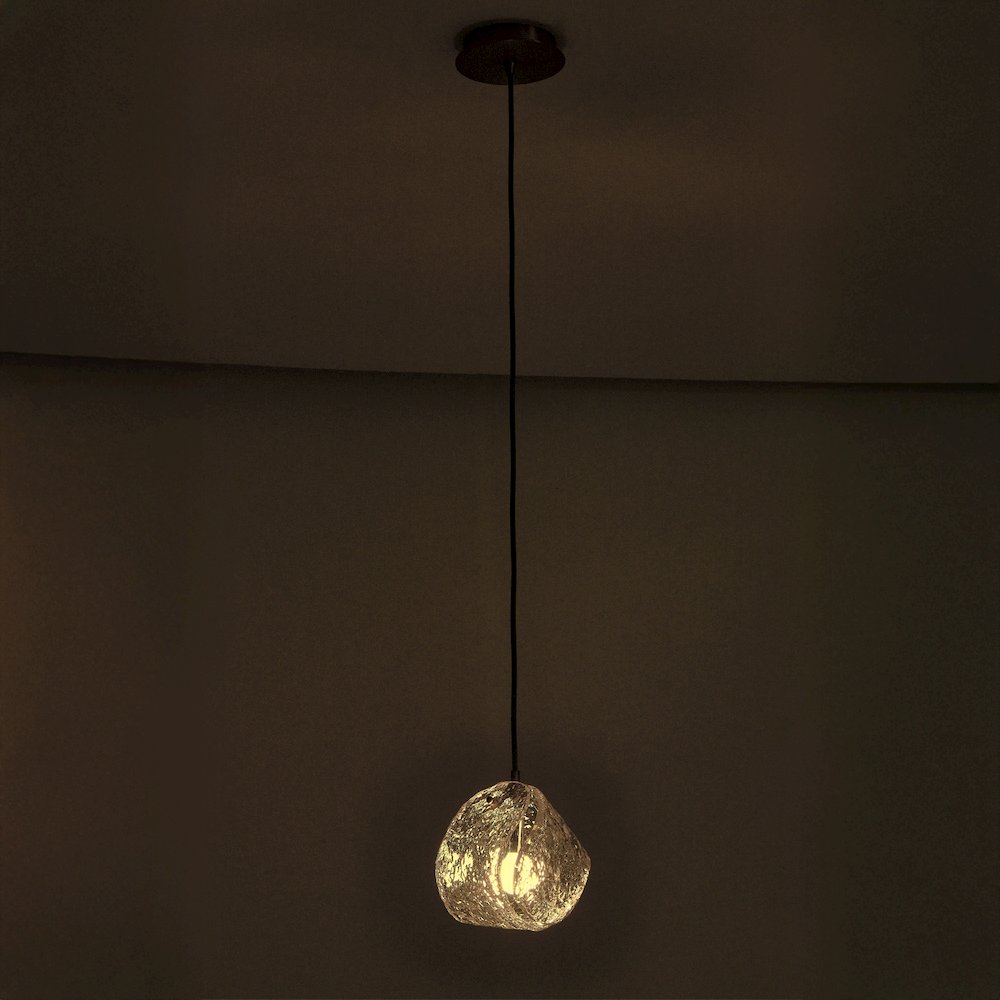Pallina 7.5-in 1 Light (40-watt) Winter Brass Pendant. Picture 10
