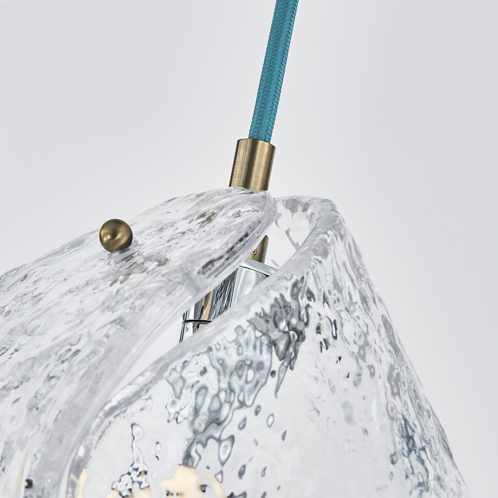 Pallina 32-in 9 Light (40-watt) Winter Brass Chandelier. Picture 6