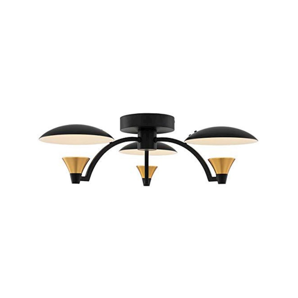 Redding 3 Light LED Semi Flush. Picture 1