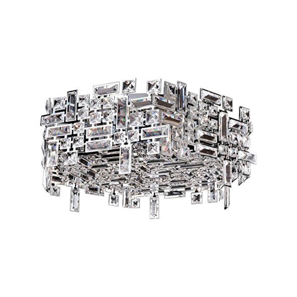 Vermeer 6 Light Hex Flush Mount. Picture 2