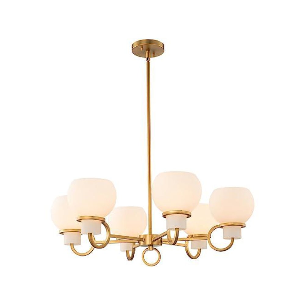 Ascher 6 Light Chandelier. Picture 1