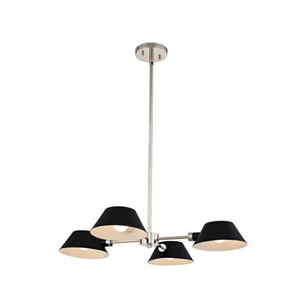 Bruno 4 Light Chandelier. Picture 1