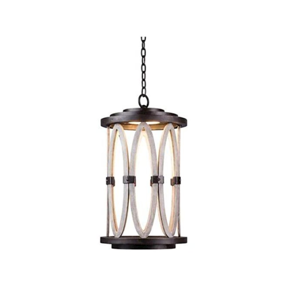 Belmont Large LED Hanging Lantern. Picture 1