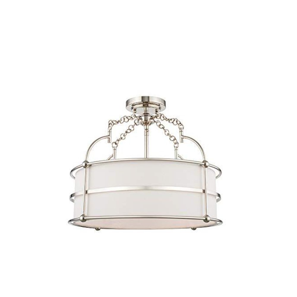 Carson 18 Inch Convertible Pendant / Semi Flush. Picture 1