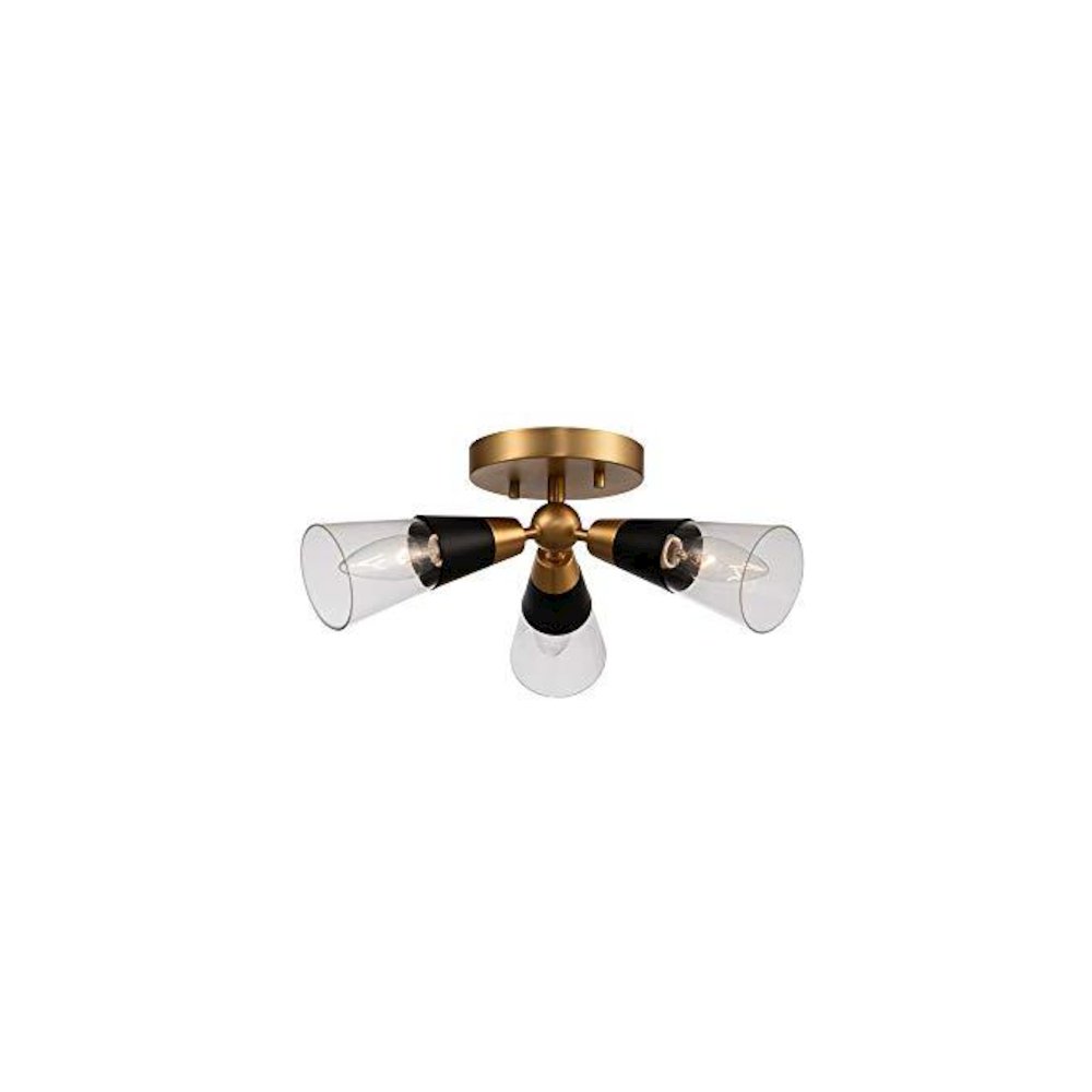 Ponti 3 Light Semi Flush. Picture 1
