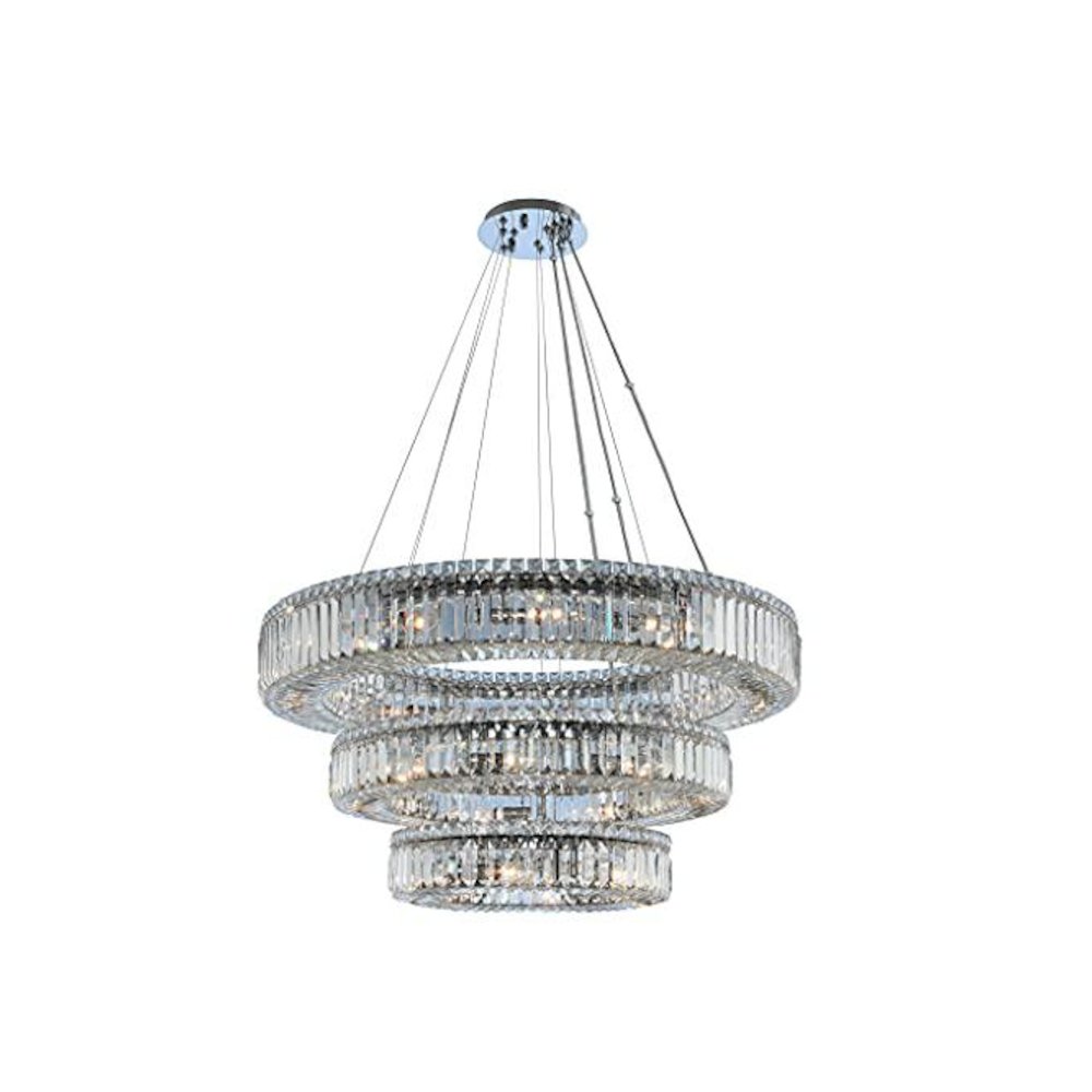 Rondelle (18 + 26 + 36) Inch 3 Tier Pendant. Picture 1