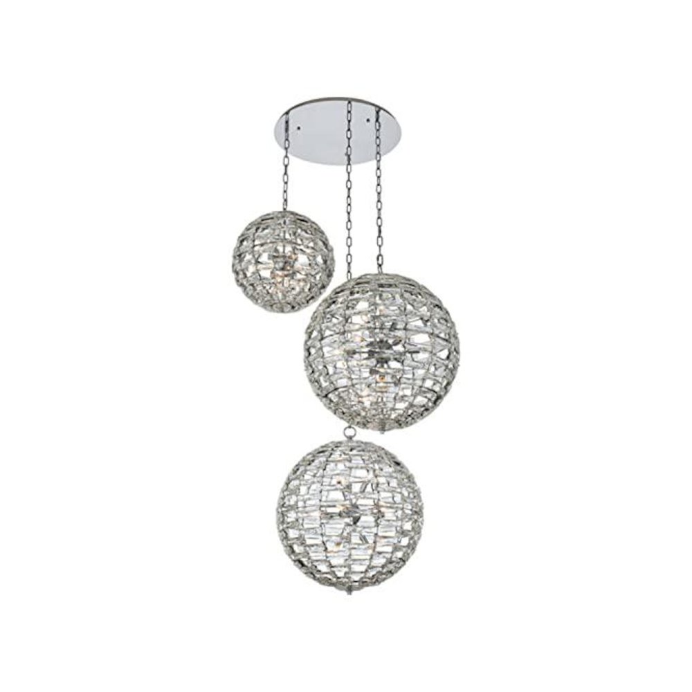 Alta 3 Orb Multi Drop Foyer (18"+18"+18"). Picture 1