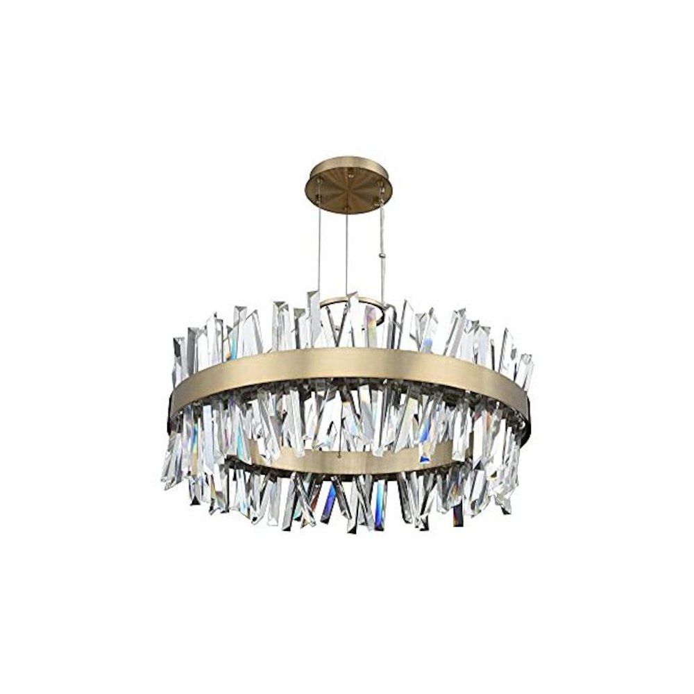 Glacier 32 Inch Round LED Pendant. Picture 1
