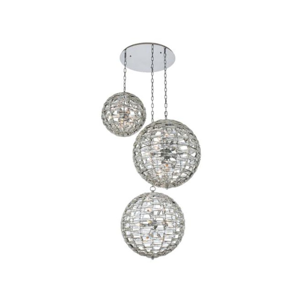 Alta 3 Orb Multi Drop Foyer (18"+18"+26"). Picture 1