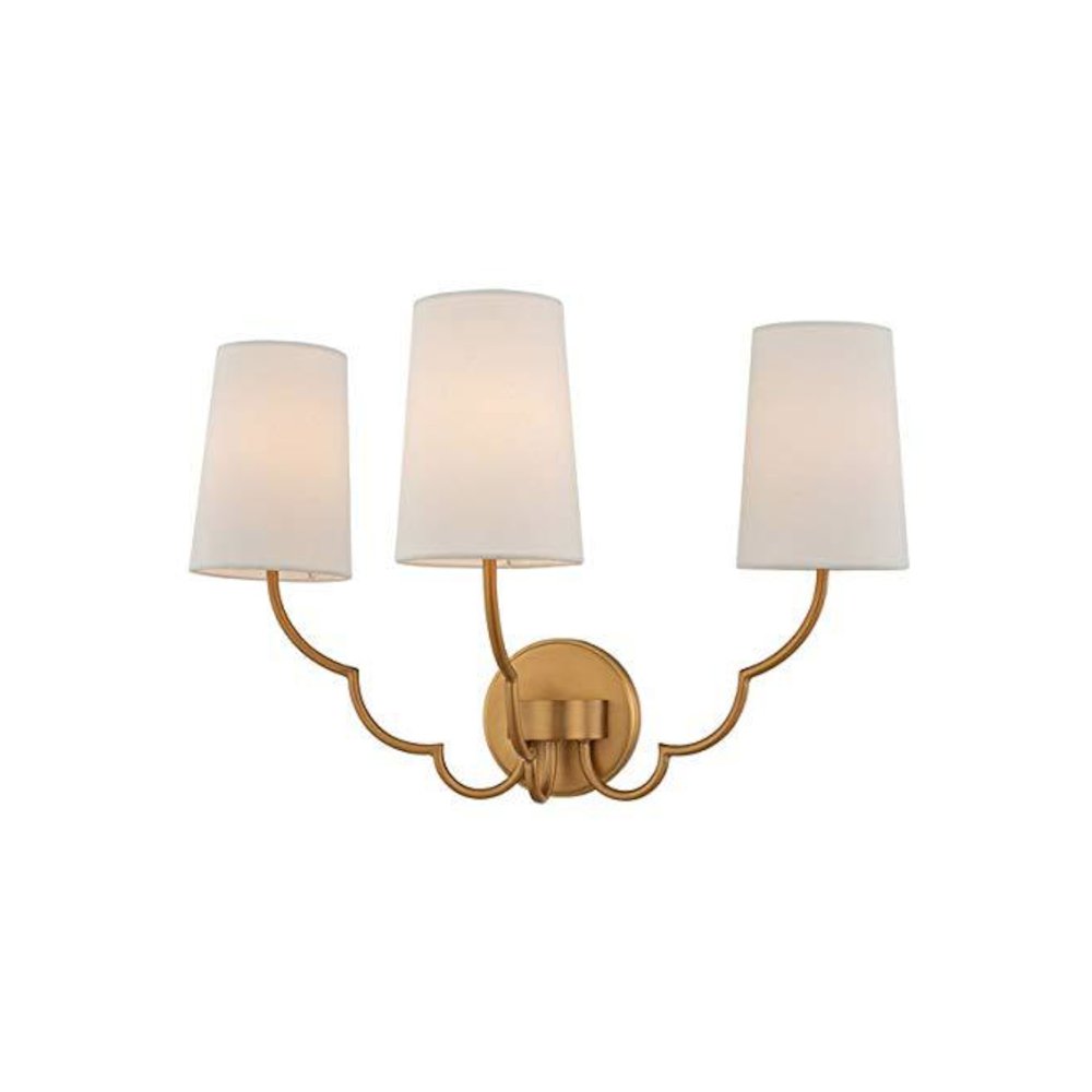 Sophia 3 Light Wall Sconce. Picture 1