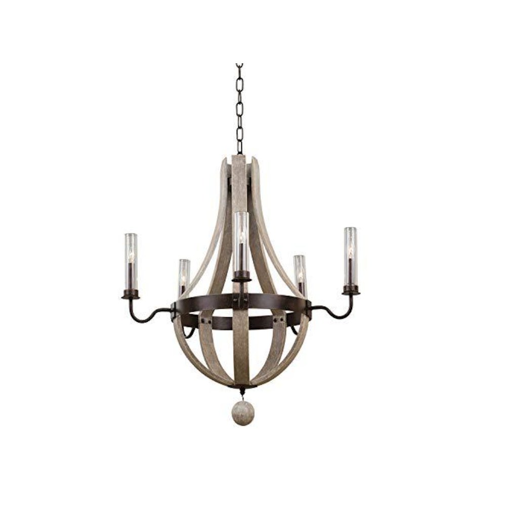 Harper 5 Light Outdoor Chandelier. Picture 1