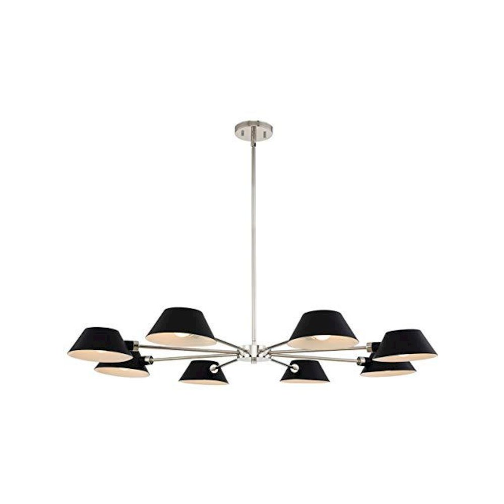 Bruno 8 Light Chandelier. Picture 1