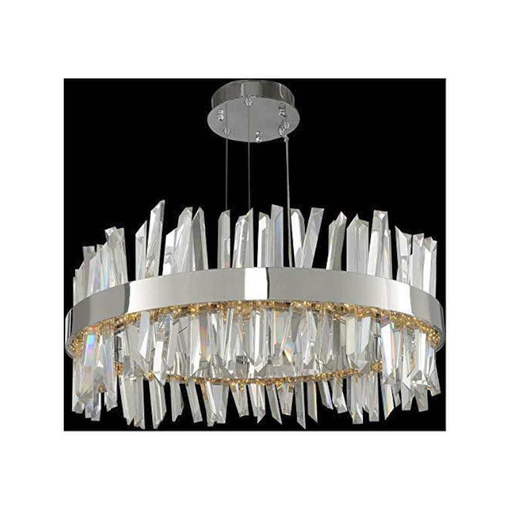 Glacier 25 Inch LED Round Pendant. Picture 1