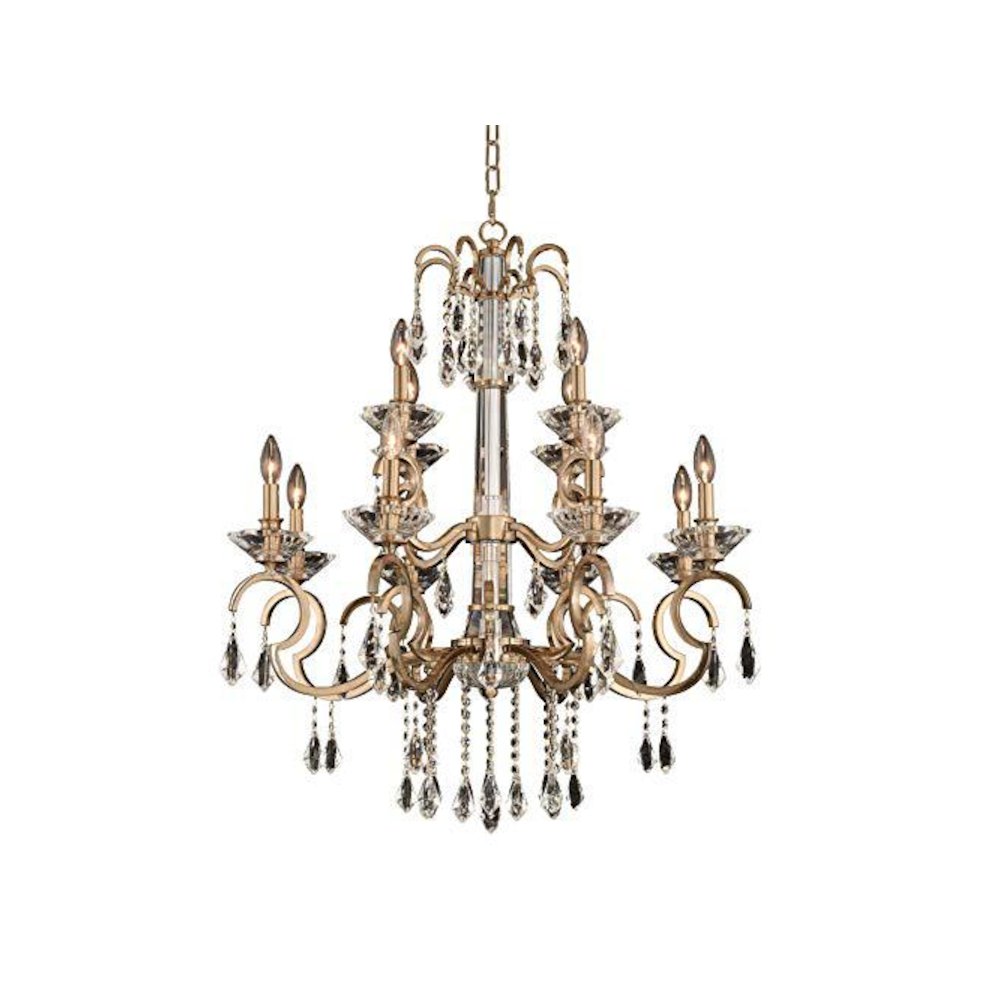 Valencia 12 Light Chandelier. Picture 1