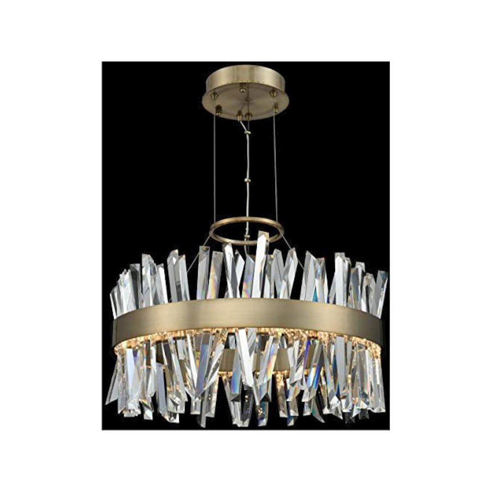 Glacier 25 Inch LED Round Pendant. Picture 1